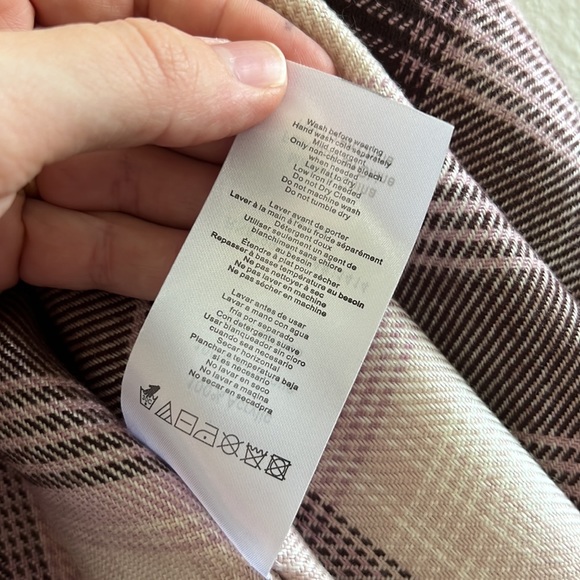 Flannel Blanket Shawl Cardigan Wrap Poncho - Picture 6 of 6